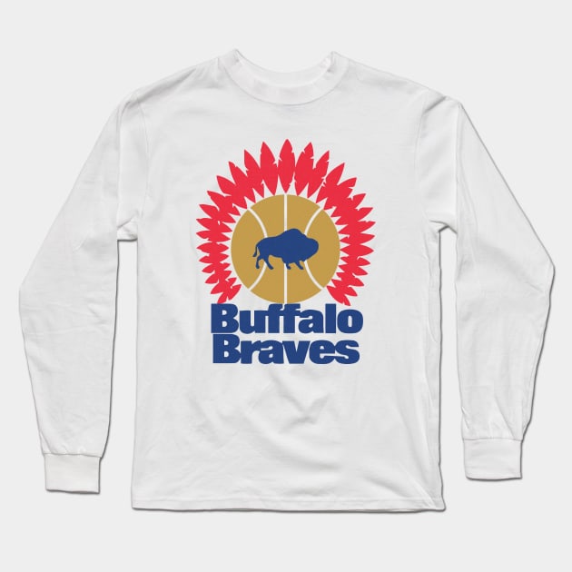 Classic Buffalo Braves Basketball Long Sleeve T-Shirt by LocalZonly